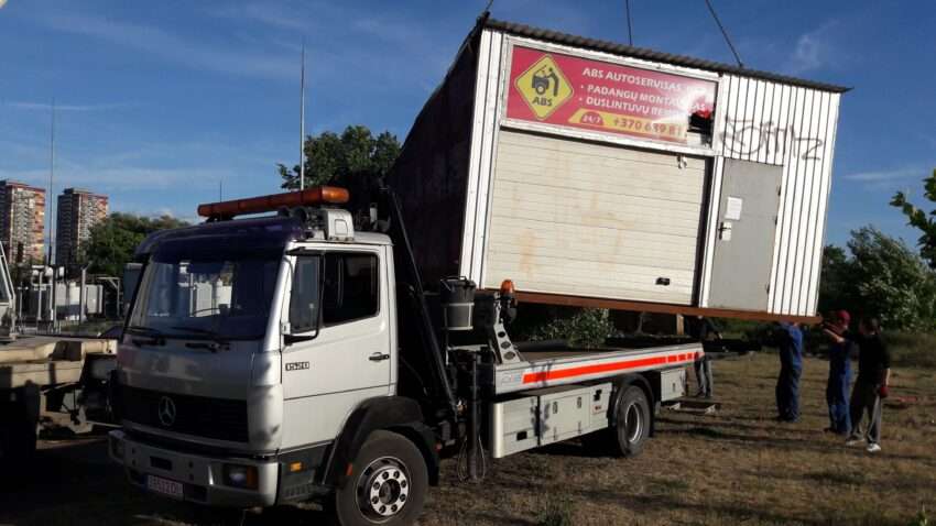 Dideliu gabaritu kroviniu pervezimas Vilniuje